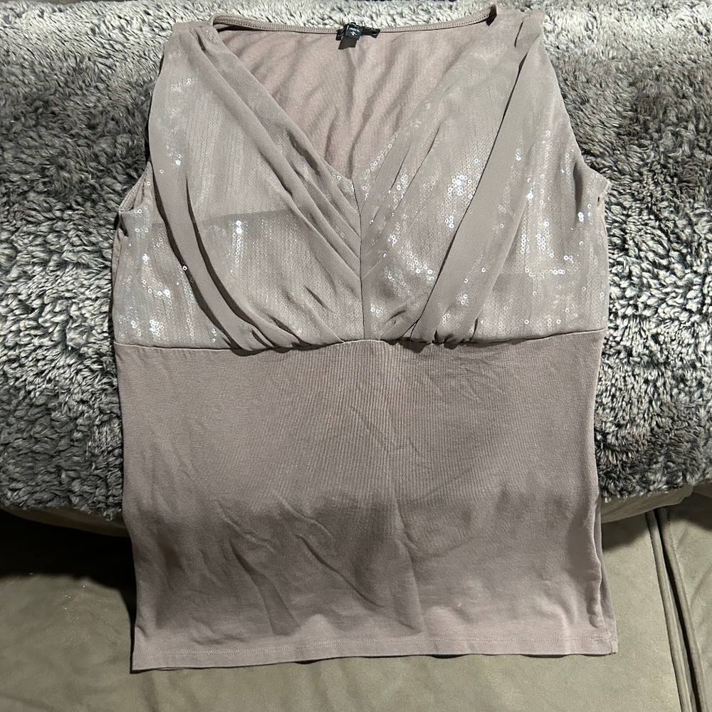 Express Sequin Tank Top